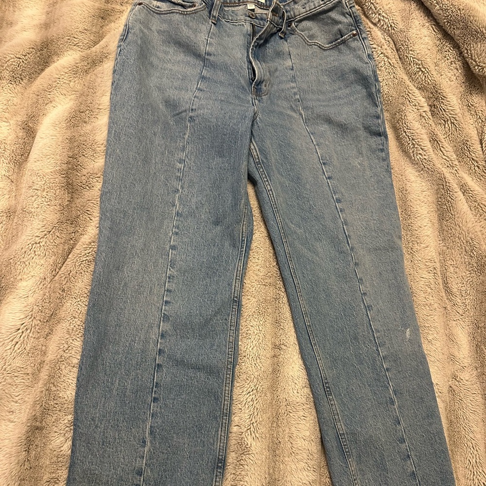 Abercrombie & Fitch Light Blue Straight Leg Jeans